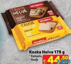 KOSKA HELVA 175 G fiyat ve kampanya bilgisi